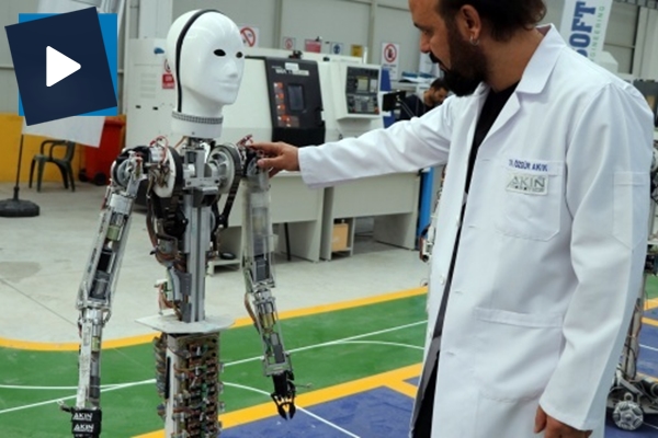 Milli insansı robotun seri üretimine başlandı