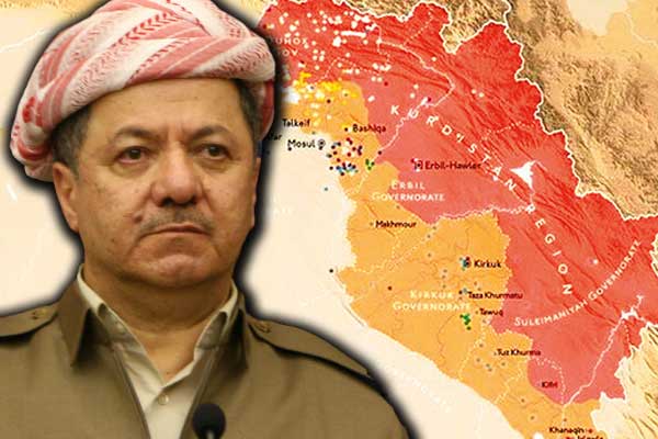 Mesud Barzani 2003 sınırında
