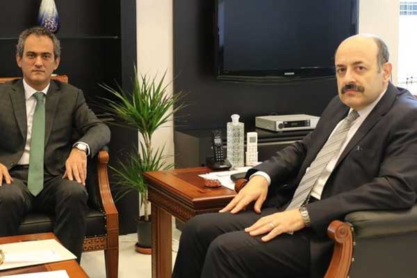 YÖK Başkanı Saraç, ÖSYM Başkanı Özer ile görüştü