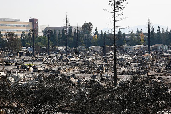 Kaliforniya'daki yangında ölenlerin sayısı 42 oldu