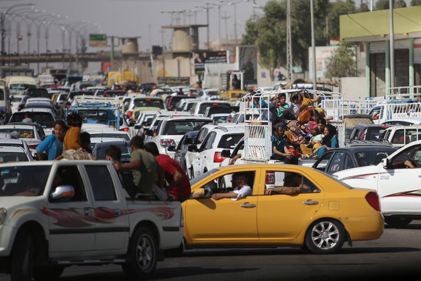 57 bin sivil Kerkük'ü terketti