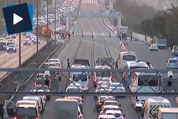 FSM'de yapımı tamamlanan şeritler trafiğe açıldı