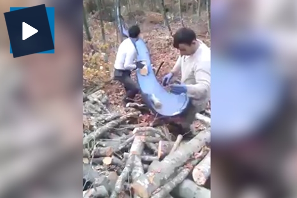 Karadenizli odunculardan pratik icat