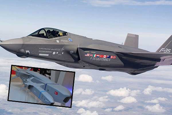 F-35’lere yerli üretim Türk füzesi