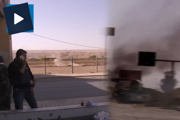 Türk gazeteciler Kerkük'te çatışmanın ortasında kaldı!