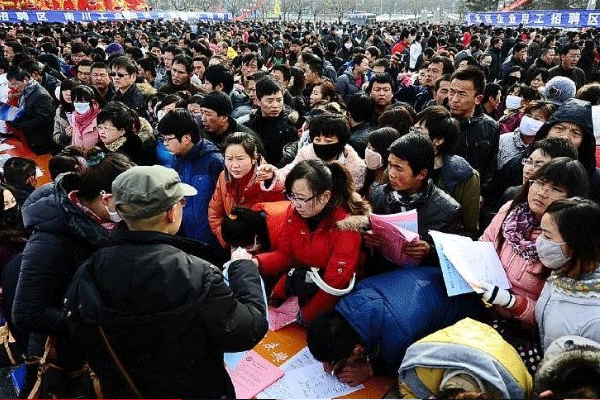 Çin'de işsizlik oranı düşüyor