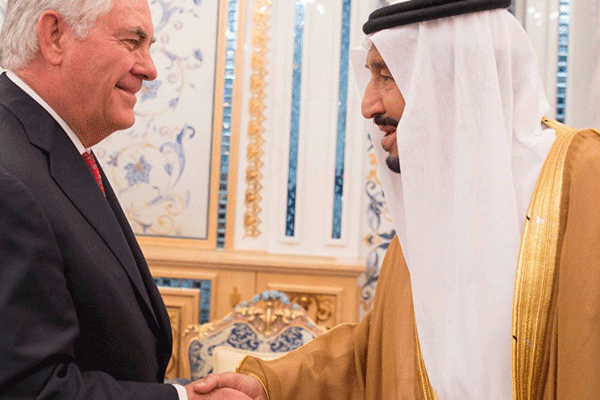 Tillerson Suudi Arabistan'da