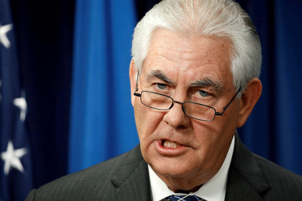 Tillerson: İranlı milisler evlerine dönmeli