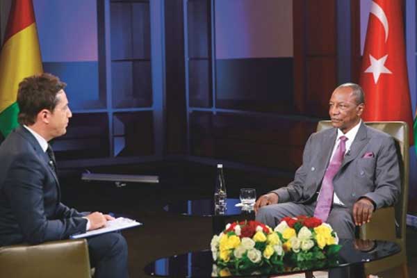 Gine Devlet Başkanı Conde: Erdoğan’ın liderliğinde birleşmeliyiz