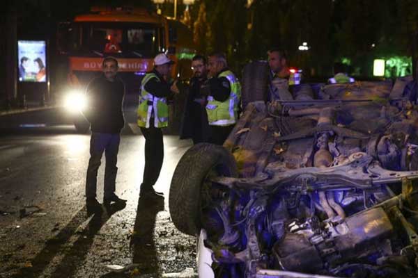 Ankara'da trafik kazası