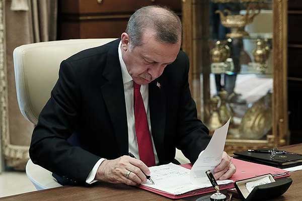 Cumhurbaşkanı Erdoğan'dan kanun onayı