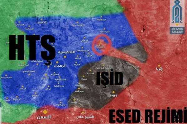 IŞİD, HTŞ'nin kontrol alanına saldırdı