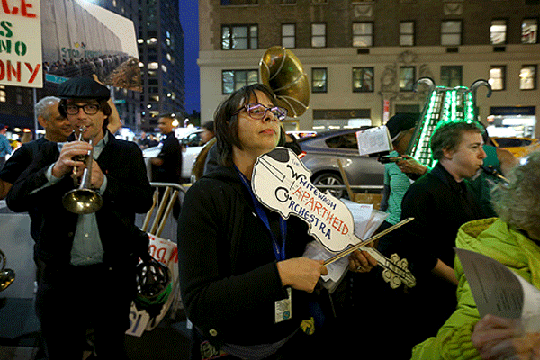 New York'ta İsrail Filarmoni Orkestrası'na protesto