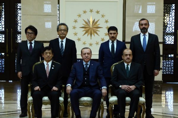 Cumhurbaşkanı Erdoğan, Japonya Büyükelçisini kabul etti