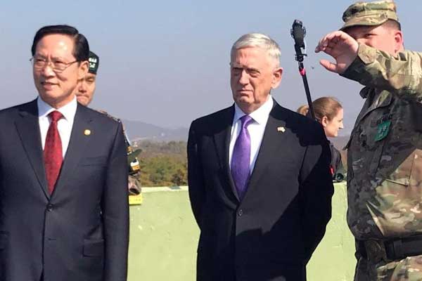 'Kuduz köpek' Mattis, Kore sınırında...