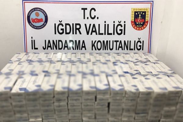 3 bin 581 paket kaçak sigara ele geçirildi