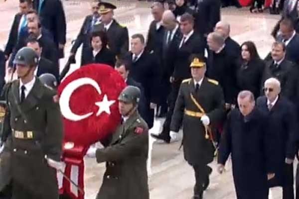 Cumhuriyetin 94. yılı Anıtkabir'de kutlandı