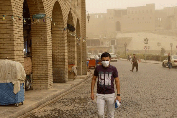 IKBY toz bulutuyla mücadele ediyor