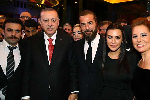 Beştepe'de düzenlenen 29 Ekim resepsiyonundan kareler