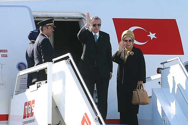 Cumhurbaşkanı Erdoğan, Azerbaycan'a gitti