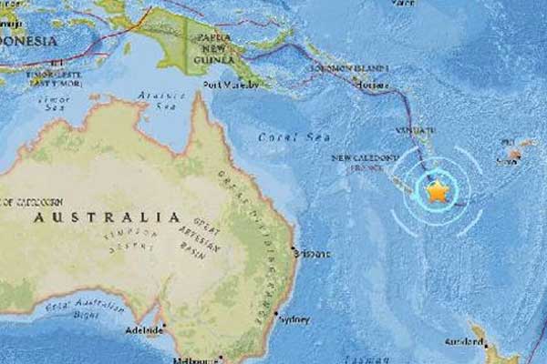 Yeni Kaledonya'da 6.8 büyüklüğünde deprem
