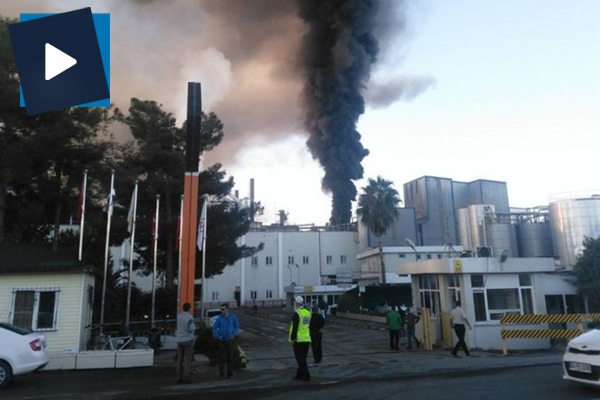 Son dakika: Adana’da fabrika yangını