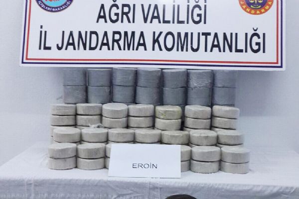 72 kilo eroin ele geçirildi