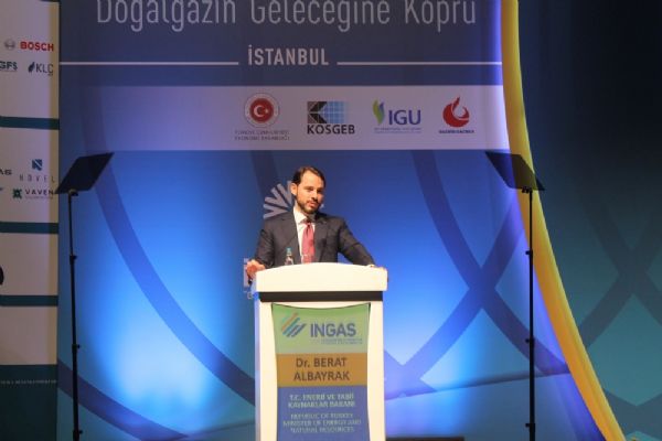 Berat Albayrak'tan doğalgaz müjdesi