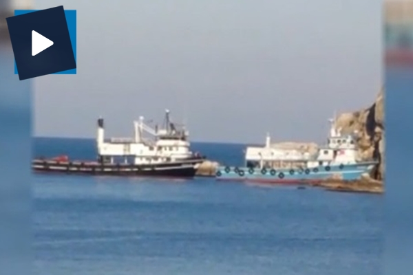 Teknenin kaptanı uyuyakaldı ve...