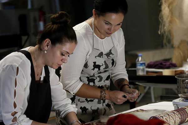 Litvanyalı sanatçıdan 3 boyutlu keçeler