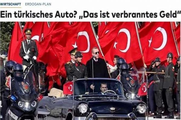 Yerli otomobil hamlesi Almanya'yı rahatsız etti