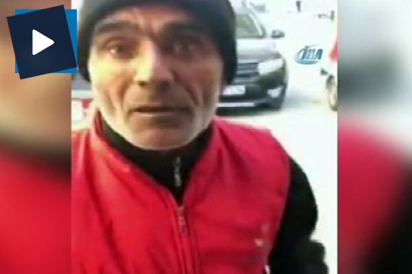 Motosikletinde Türk Bayrağı var diye elini yaktılar