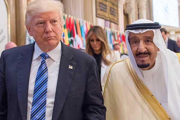 Kral Selman ve Trump 'terörle mücadeleyi' görüştü