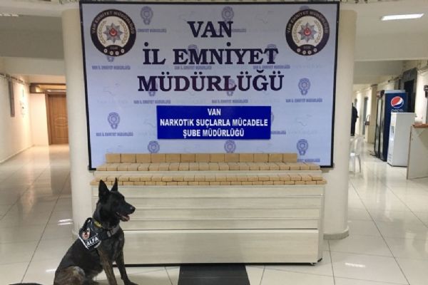 Van'da 51 kilogram eroin ele geçirildi