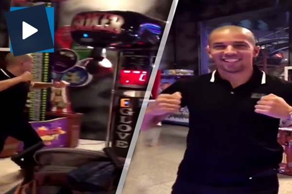 Galatasaray'ın yıldızı boks makinesinde de iddialı