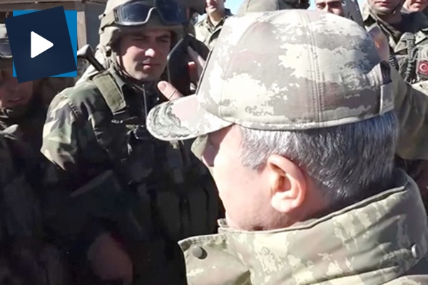 Cumhurbaşkanı Erdoğan, Akar'ın telefonuyla Mehmetçiğe böyle seslendi