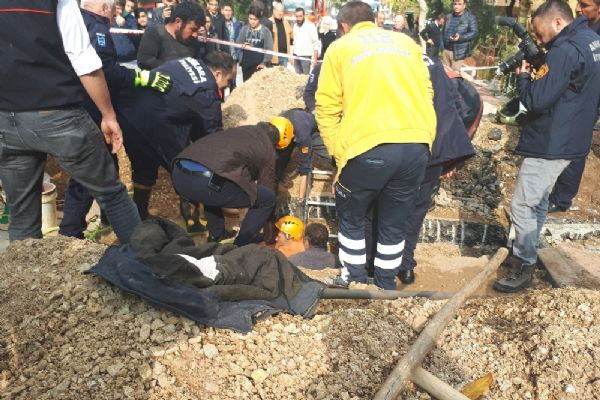 Ankara'da göçük: 1 ağır yaralı