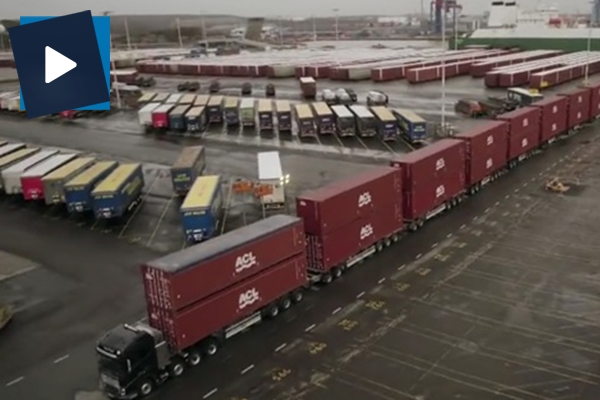 Volvo TIR 750 tonu böyle çekti