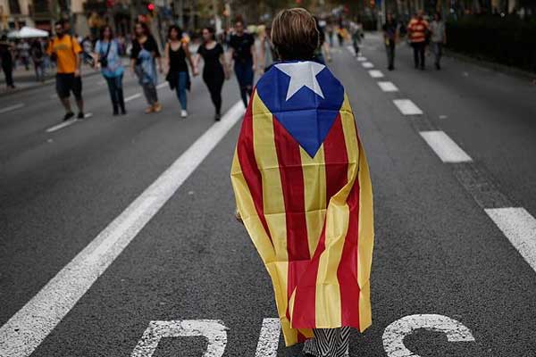 Katalonya'da genel grev ilanı