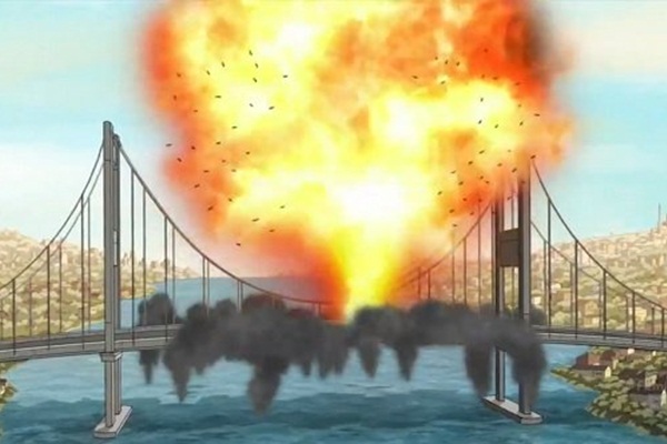 Family Guy'ın son bölümünde Şehitler Köprüsü'nü havaya uçurdular