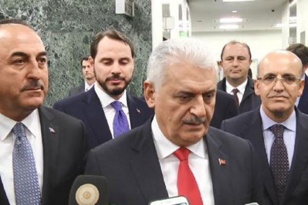Binali Yıldırım BM Genel Sekreteri Guterres ile görüştü