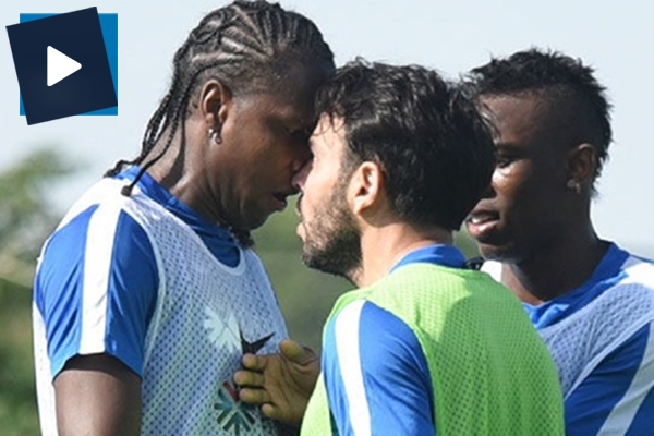 Trabzonspor'da gergin antrenman