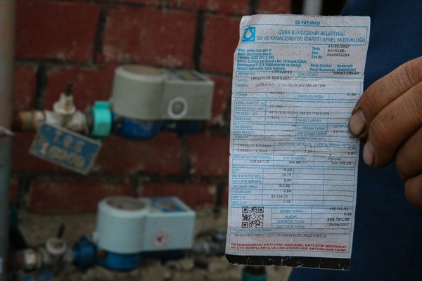 54 günlük su faturası 448 bin 561 lira geldi