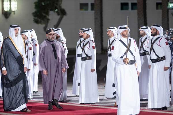 Fas Kralı 6. Muhammed Katar'da