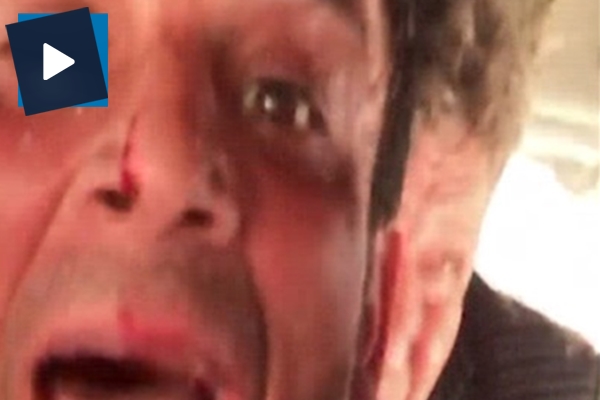 Deplasman otobüsünde dehşet anları!