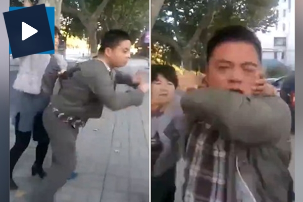 Tartıştığı kadınlardan hayatının dayağını yiyen Çinli