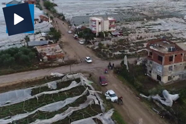 Antalya'daki hortum felaketinin boyutu