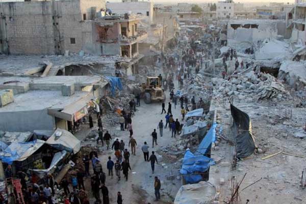 Halep'teki saldırıda ölü sayısı artıyor