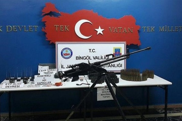 PKK'ya ait Doçka uçaksavar ele geçirildi