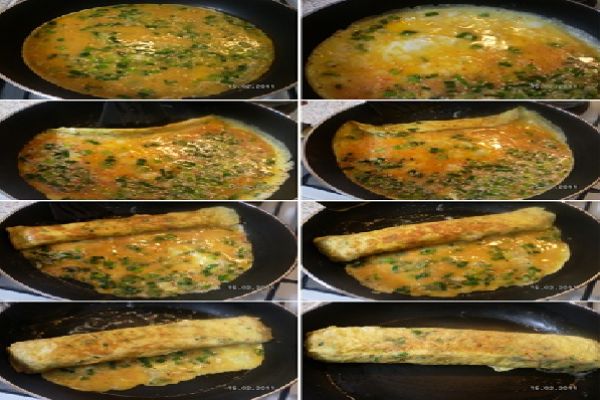 Japon usulü yumurtalı rulo tarifi